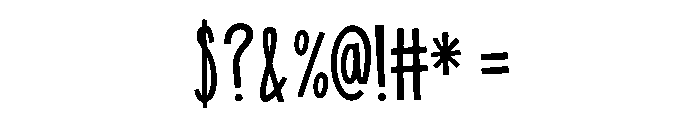 Apex Honey Font OTHER CHARS