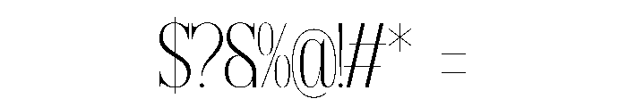 Apex Royale Font OTHER CHARS