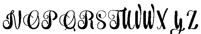 Apollo Calligraphy Font UPPERCASE