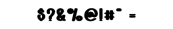 Apple Banana Font OTHER CHARS