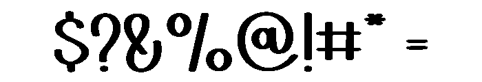Apple Caramel Font OTHER CHARS