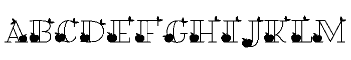 Apple Day Font UPPERCASE