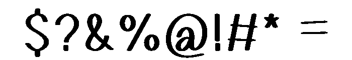 Apple Lemon Font OTHER CHARS