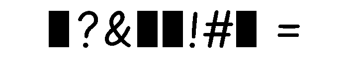 Apricot Club Regular Font OTHER CHARS
