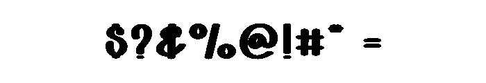April Hunky Font OTHER CHARS
