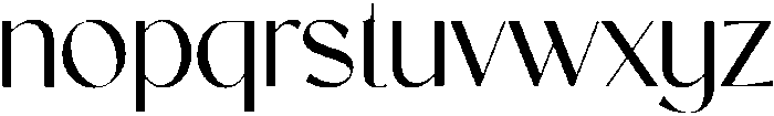 APHRODITE Regular otf (400) Font LOWERCASE