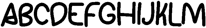 APRIL Regular otf (400) Font UPPERCASE