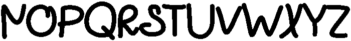 APRIL Regular otf (400) Font UPPERCASE