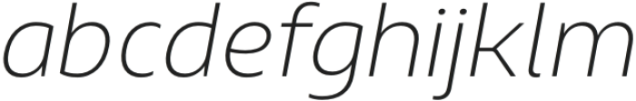 Apacible ExtraLight Italic otf (200) FONT