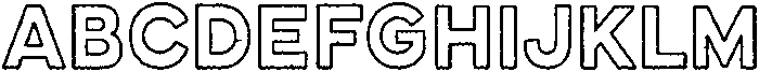 AperitivoPortoSans Outline otf (400) Font UPPERCASE