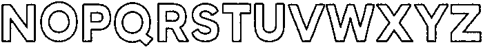AperitivoPortoSans Outline otf (400) Font UPPERCASE