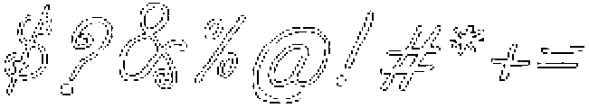 AperitivoPortoScript Outline otf (400) Font OTHER CHARS