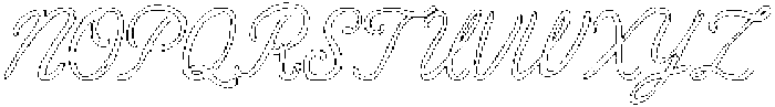 AperitivoPortoScript Outline otf (400) Font UPPERCASE