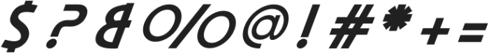 Apocalypto SemiBold Italic otf (600) Font OTHER CHARS