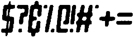 Apollon Circular Angular Italic otf (400) Font OTHER CHARS