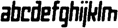 Apollon Circular Eroded Italic otf (400) FONT