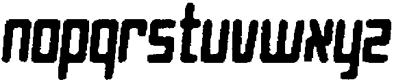 Apollon Circular Eroded Italic otf (400) Font LOWERCASE