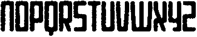 Apollon Circular Eroded otf (400) Font UPPERCASE