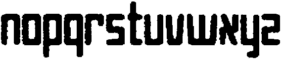 Apollon Circular Eroded otf (400) Font LOWERCASE