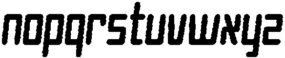 Apollon Circular Inline Italic otf (400) Font LOWERCASE