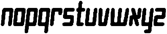 Apollon Circular Noise Italic otf (400) Font LOWERCASE