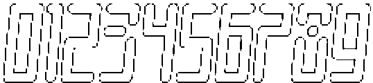 Apollon Circular Outline Italic otf (400) Font OTHER CHARS