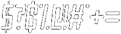 Apollon Circular Outline Italic otf (400) Font OTHER CHARS