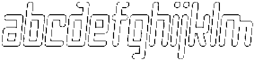 Apollon Circular Outline Italic otf (400) FONT