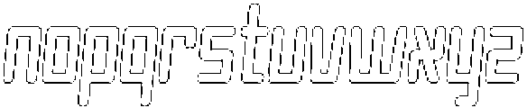 Apollon Circular Outline Italic otf (400) Font LOWERCASE