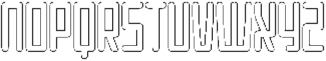Apollon Circular Outline otf (400) Font UPPERCASE