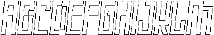 Apollon Outline Italic otf (400) Font