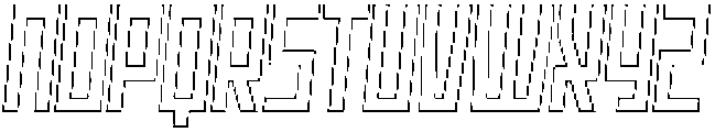 Apollon Outline Italic otf (400) Font UPPERCASE