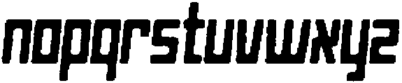 Apollon Rounded Angular Italic otf (400) Font LOWERCASE