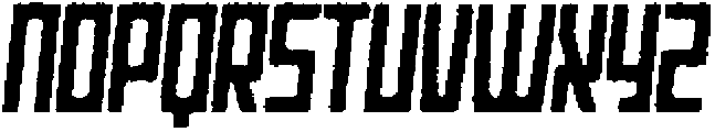 Apollon Rounded Eroded Italic otf (400) Font UPPERCASE