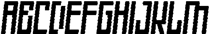 Apollon Rounded Inline Italic otf (400) Font UPPERCASE