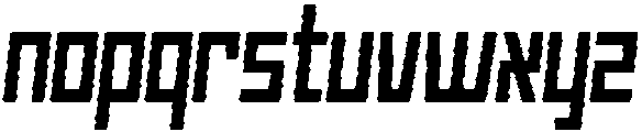 Apollon Rounded Inline Italic otf (400) Font LOWERCASE