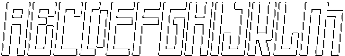 Apollon Rounded Outline Italic otf (400) Font