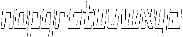 Apollon Rounded Outline Italic otf (400) Font LOWERCASE