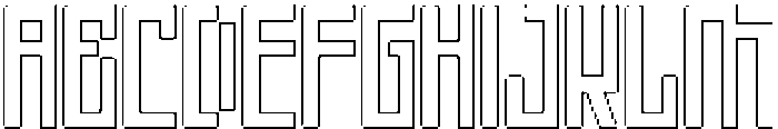 Apollon Rounded Outline otf (400) Font UPPERCASE