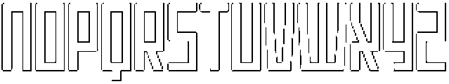 Apollon Rounded Outline otf (400) Font UPPERCASE