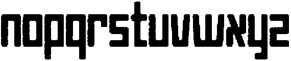 Apollon Rounded Rough otf (400) Font LOWERCASE