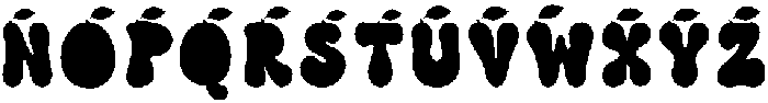 Apple Regular otf (400) Font UPPERCASE