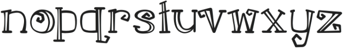 Apple Willow otf (400) Font LOWERCASE