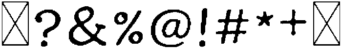 AppleOrchard Regular otf (400) Font OTHER CHARS