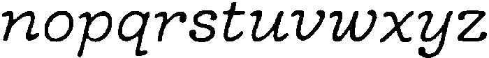 AppleOrchard Regular otf (400) Font LOWERCASE