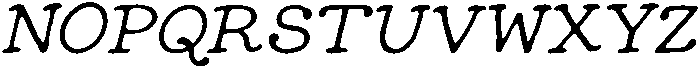 AppleOrchardBold Regular otf (700) Font UPPERCASE