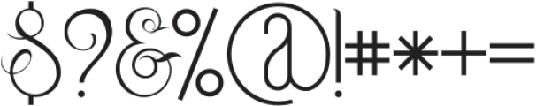 Appleregular otf (400) Font OTHER CHARS