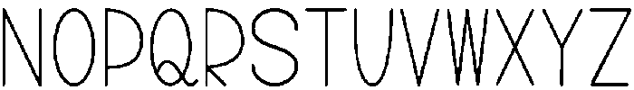 Applewood Regular otf (400) Font UPPERCASE
