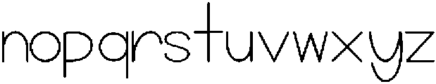 Applewood Regular otf (400) Font LOWERCASE