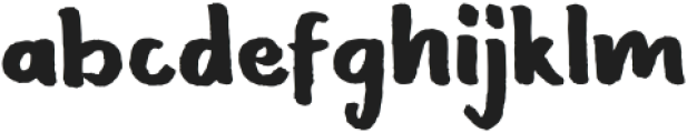 Aprelia Brush Regular otf (400) Font LOWERCASE